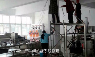 熱干面及魚蝦飼料生產(chǎn)廠對燃?xì)庹羝l(fā)生器的應(yīng)用