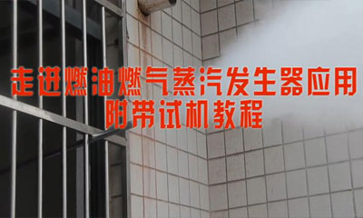 諾貝思專業(yè)技術(shù)團(tuán)體為屠宰廠燃油蒸汽發(fā)生器進(jìn)行試機(jī)演示