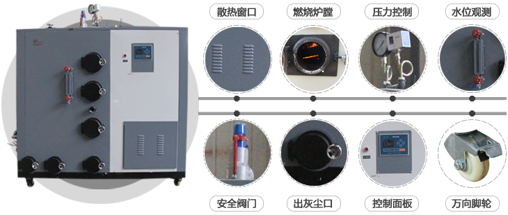 300-500公斤全自動(dòng)生物質(zhì)蒸汽發(fā)生器