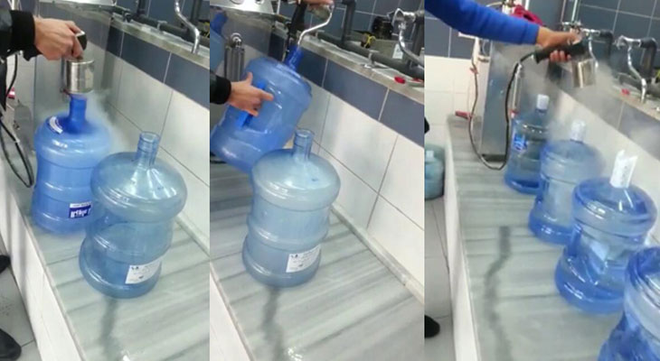 桶裝水包裝專用蒸汽發(fā)生器